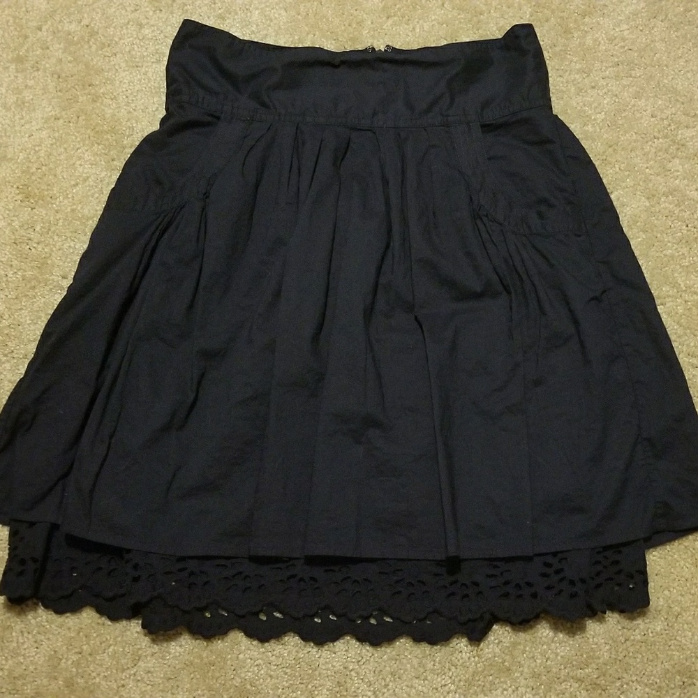 Merona double layered navy blue skirt!